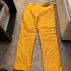 Mustard yellow work pants